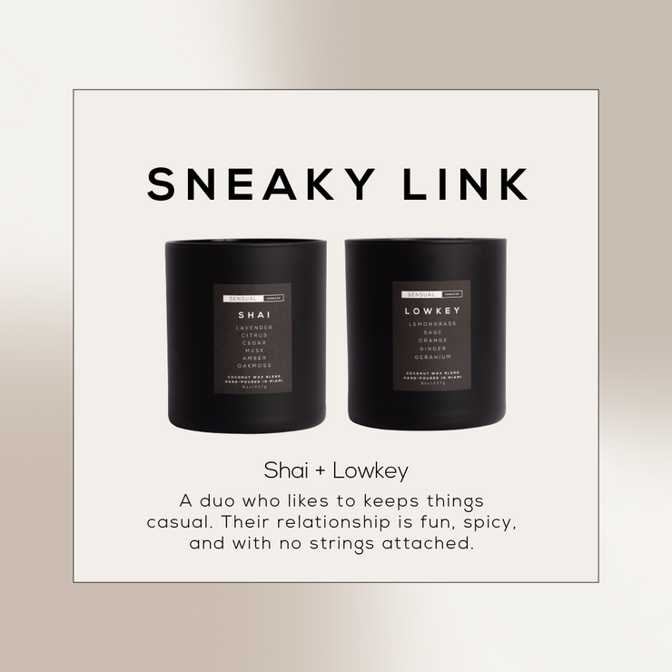Lover Duo Candle Set Sneaky Link Shai and Lowkey