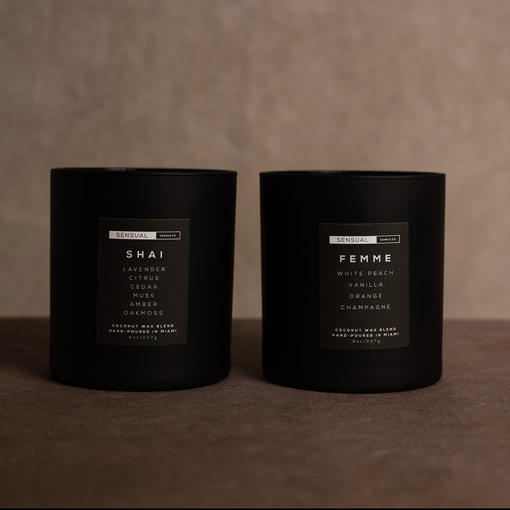 Sensual Candle Co. Duo Sensual Set Femme and Shai Sensual Candles