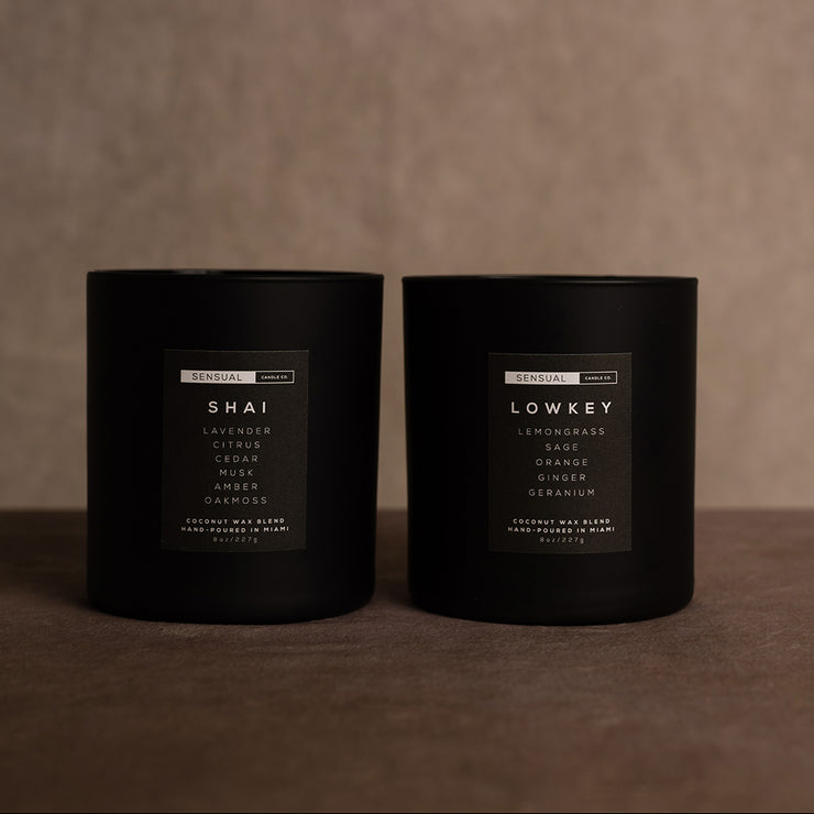 Sensual Candle Co. Duo Sensual Set Shai and Lowkey Sensual Candles