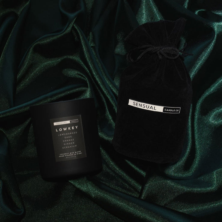 Sensual Candle Co. Lowkey Sensual Candle Velvet Bag